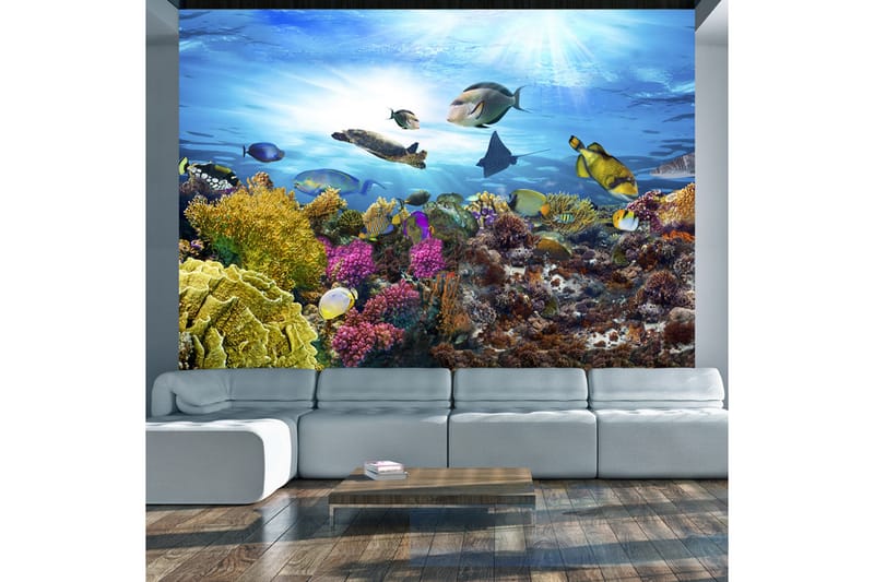 FOTOTAPET Coral Reef 100x70 - Artgeist sp. z o. o. - Inredning & dekor - Väggdekor - Tapeter & tapettillbehör - Fototapeter