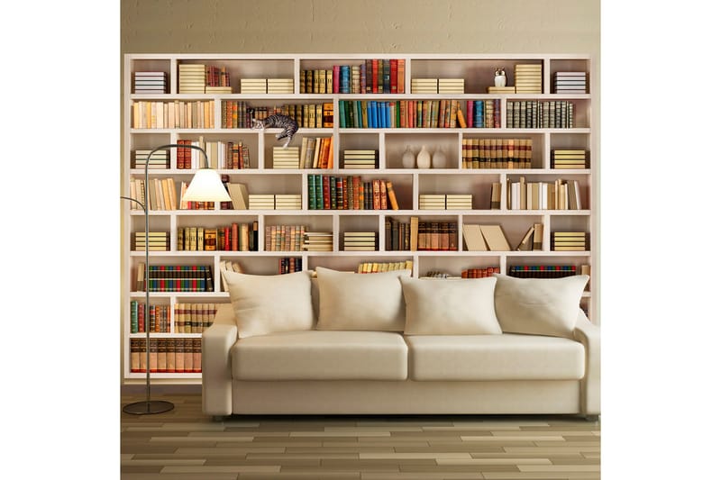 FOTOTAPET Home Library 300x210 - Artgeist sp. z o. o. - Inredning & dekor - Väggdekor - Tapeter & tapettillbehör - Fototapeter