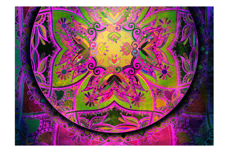 FOTOTAPET Mandala Pink Expression 350x245 - Artgeist sp. z o. o. - Inredning & dekor - Väggdekor - Tapeter & tapettillbehör - Fototapeter