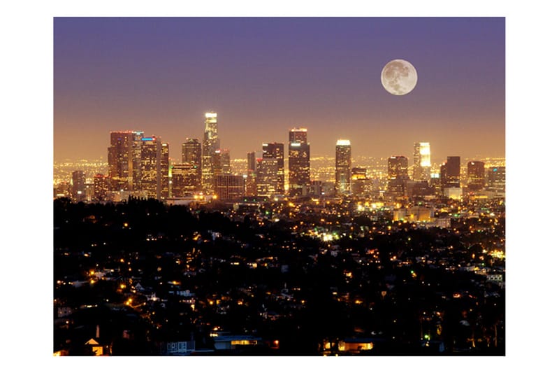 FOTOTAPET Moon Over City Of Angels 250x193 - Artgeist sp. z o. o. - Inredning & dekor - Väggdekor - Tapeter & tapettillbehör - Fototapeter