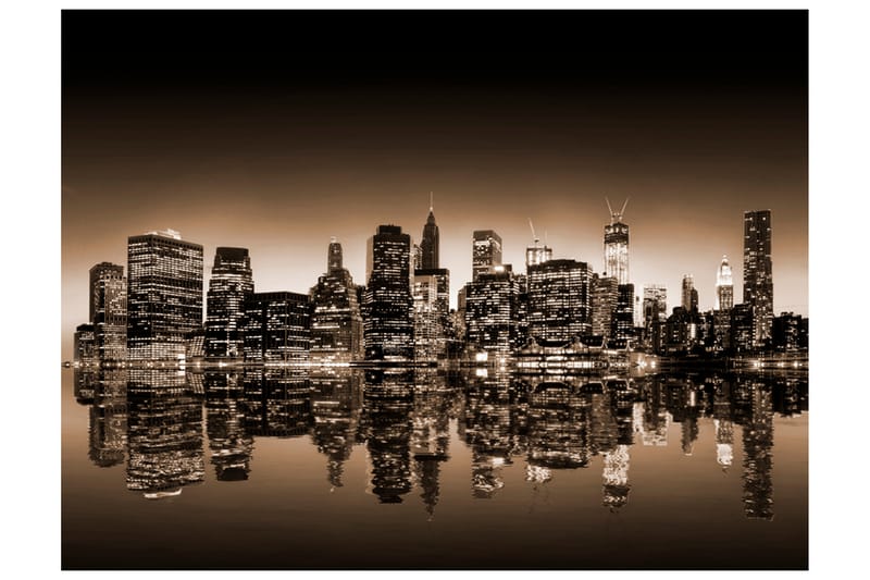 FOTOTAPET New York Sepia 250x193 - Artgeist sp. z o. o. - Inredning & dekor - Väggdekor - Tapeter & tapettillbehör - Fototapeter