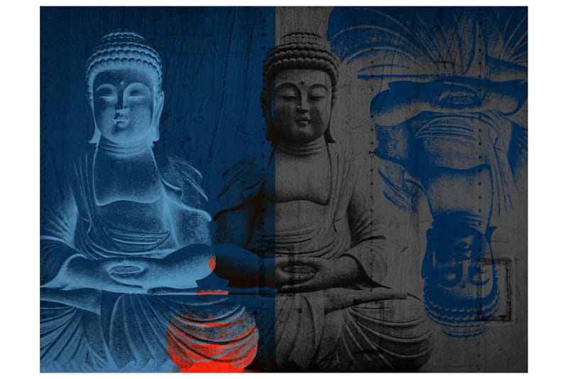 FOTOTAPET Tre Inkarnationer Av Buddha 300x231 - Artgeist sp. z o. o. - Inredning & dekor - Väggdekor - Tapeter & tapettillbehör - Fototapeter