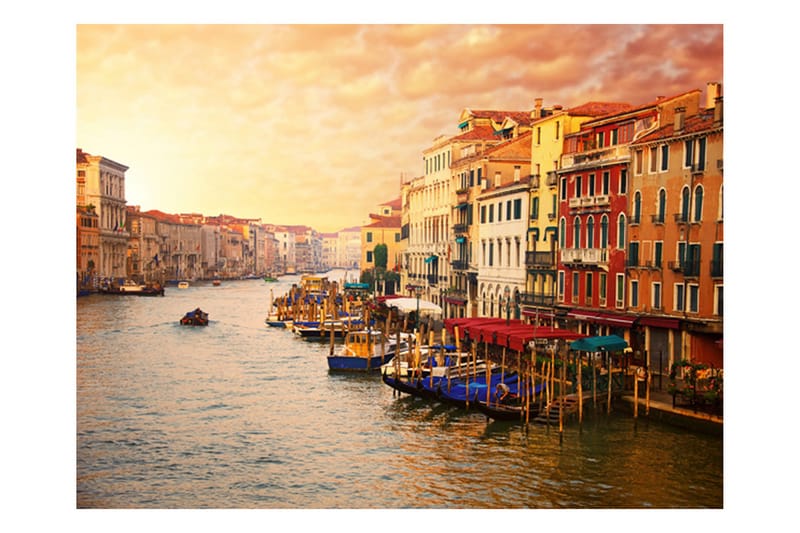 FOTOTAPET Venedig Den Färgglada Staden På Vattnet 250x193 - Artgeist sp. z o. o. - Inredning & dekor - Väggdekor - Tapeter & tapettillbehör - Fototapeter