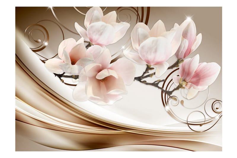 FOTOTAPET Waves Of Magnolia 100x70 - Artgeist sp. z o. o. - Inredning & dekor - Väggdekor - Tapeter & tapettillbehör - Fototapeter