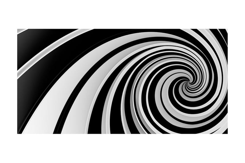 FOTOTAPET XXL Black And White Swirl 550x270 - Artgeist sp. z o. o. - Inredning & dekor - Väggdekor - Tapeter & tapettillbehör - Fototapeter