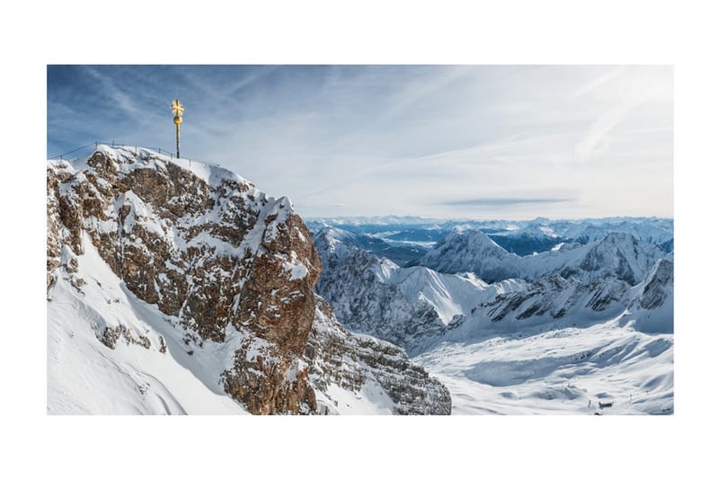 FOTOTAPET XXL Winter In Zugspitze 500x280 - Artgeist sp. z o. o. - Inredning & dekor - Väggdekor - Tapeter & tapettillbehör - Fototapeter