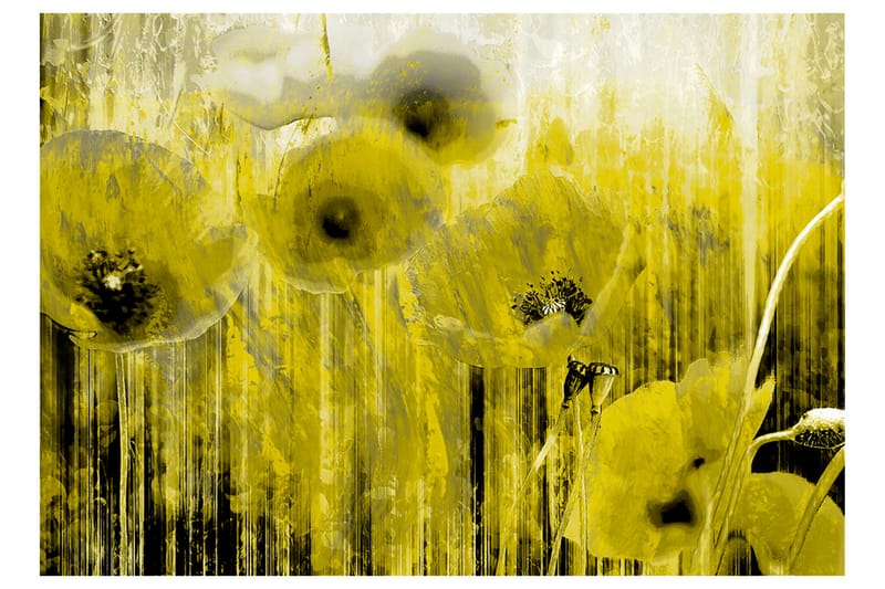 FOTOTAPET Yellow Madness 150x105 - Artgeist sp. z o. o. - Inredning & dekor - Väggdekor - Tapeter & tapettillbehör - Fototapeter