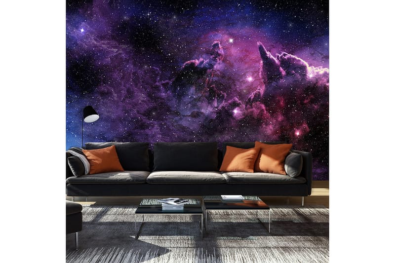 FOTOTAPET Purple Nebula 100x70 - Artgeist sp. z o. o. - Inredning & dekor - Väggdekor - Tapeter & tapettillbehör - Fototapeter