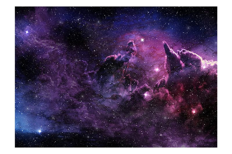 FOTOTAPET Purple Nebula 100x70 - Artgeist sp. z o. o. - Inredning & dekor - Väggdekor - Tapeter & tapettillbeh�ör - Fototapeter