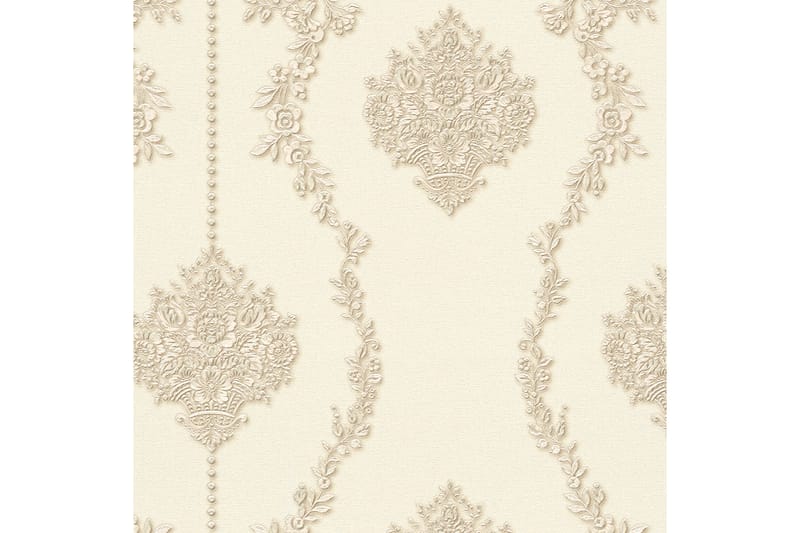 Barock Tapet Château Ovävd Beige Cream - AS Creation - Inredning & dekor - Väggdekor - Tapeter & tapettillbehör - Mönstrade tapeter