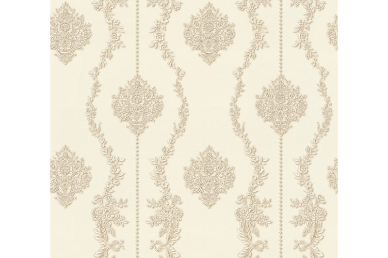 Barock Tapet Château Ovävd Beige Cream - AS Creation - Inredning & dekor - Väggdekor - Tapeter & tapettillbehör - Mönstrade tapeter