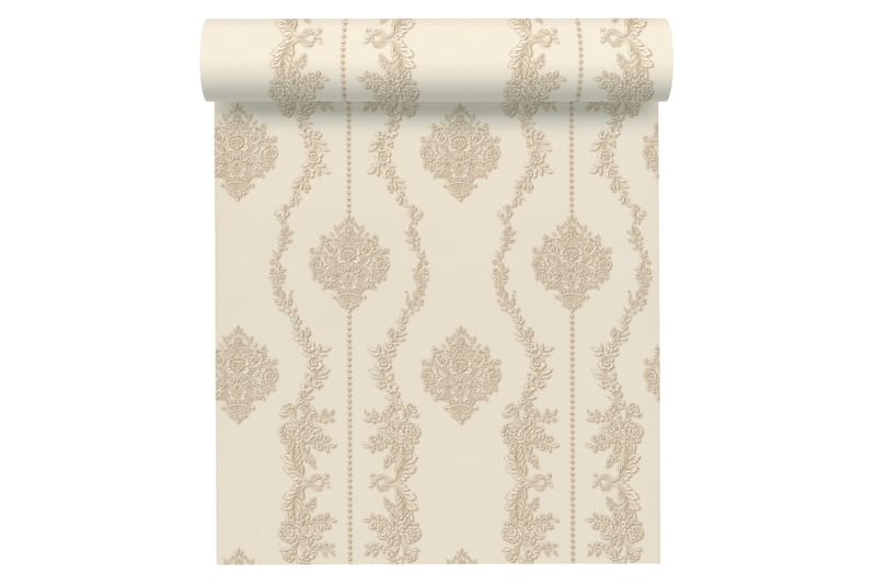 Barock Tapet Château Ovävd Beige Cream - AS Creation - Inredning & dekor - Väggdekor - Tapeter & tapettillbehör - Mönstrade tapeter