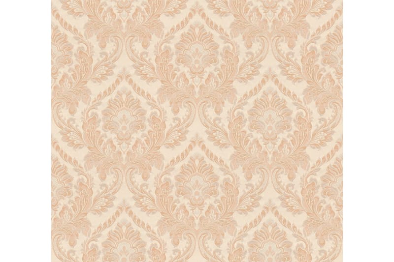 Barock Tapet Di Seta Ovävd Beige Orange - AS Creation - Inredning & dekor - Väggdekor - Tapeter & tapettillbehör - Mönstrade tapeter