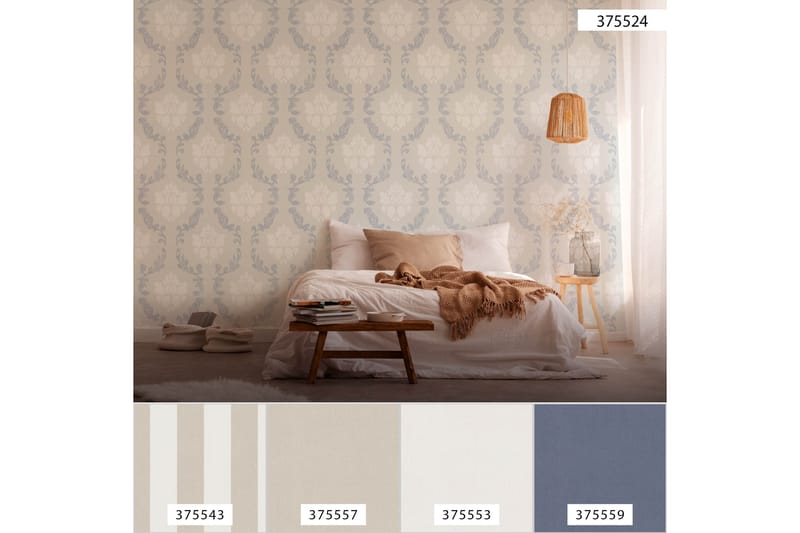 Barock Tapet New Elegance Ovävd Beige - AS Creation - Inredning & dekor - Väggdekor - Tapeter & tapettillbehör - Mönstrade tapeter