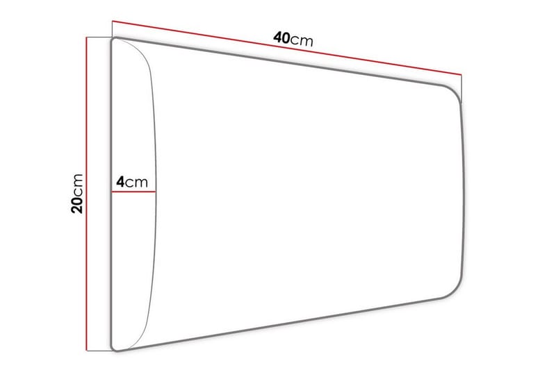 Zaratuz Väggpanel 20x40 cm Ljusgrön/Grön/Mint - Inredning & dekor - Väggdekor - Väggpanel