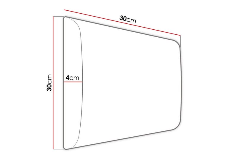 Zaratuz Väggpanel 30x30 cm Mörkbrun - Inredning & dekor - Väggdekor - Väggpanel