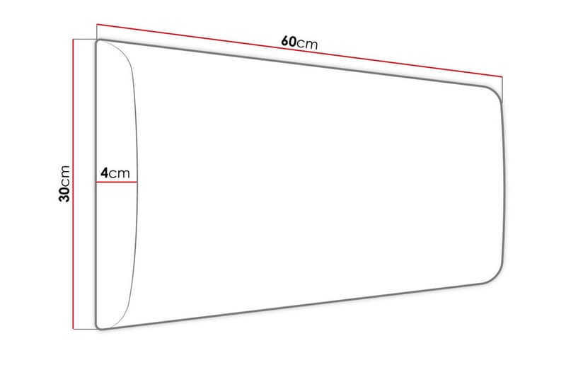 Zaratuz Väggpanel 30x60 cm Mörkgul - Inredning & dekor - Väggdekor - Väggpanel