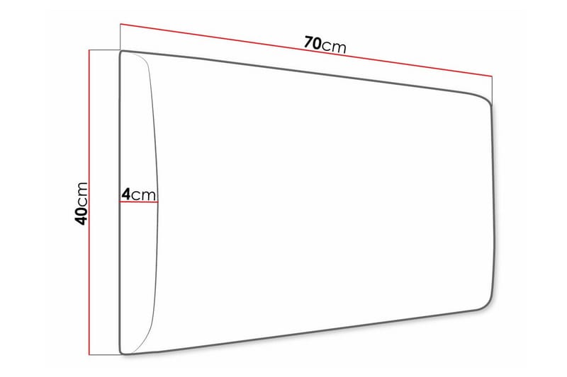 Zaratuz Väggpanel 40x70 cm Gul - Inredning & dekor - Väggdekor - Väggpanel