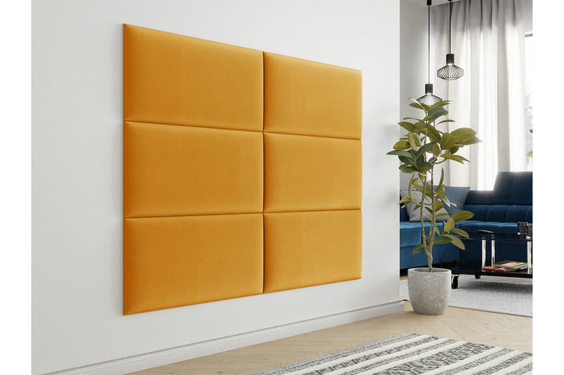 Zaratuz Väggpanel 42x84 cm Gul - Inredning & dekor - Väggdekor - Väggpanel