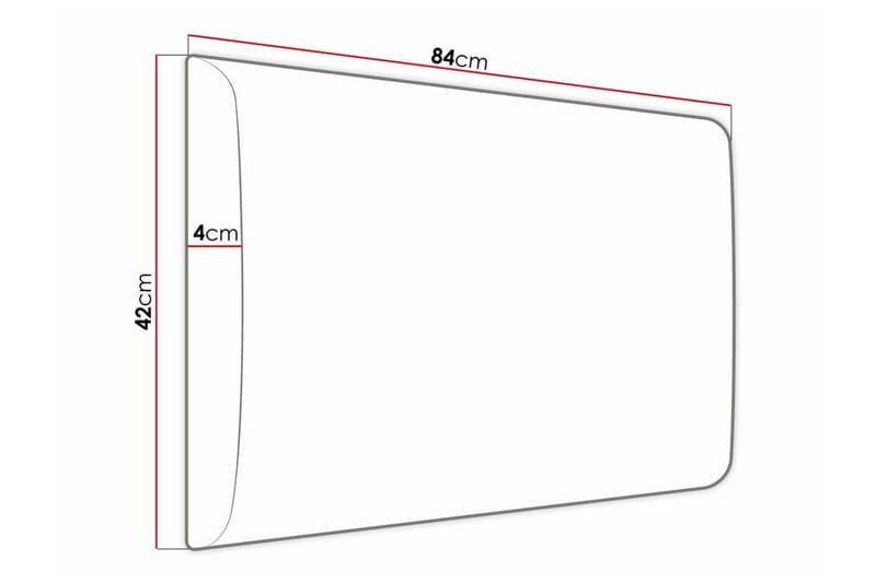 Zaratuz Väggpanel 42x84 cm Gul - Inredning & dekor - Väggdekor - Väggpanel