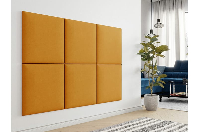 Zaratuz Väggpanel 60x60 cm Mörkgul - Inredning & dekor - Väggdekor - Väggpanel