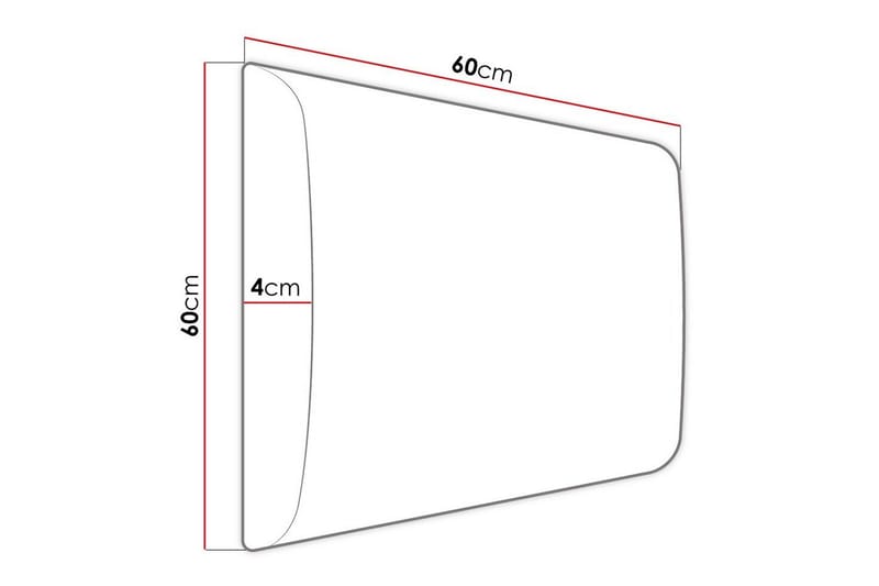 Zaratuz Väggpanel 60x60 cm Mörkgul - Inredning & dekor - Väggdekor - Väggpanel