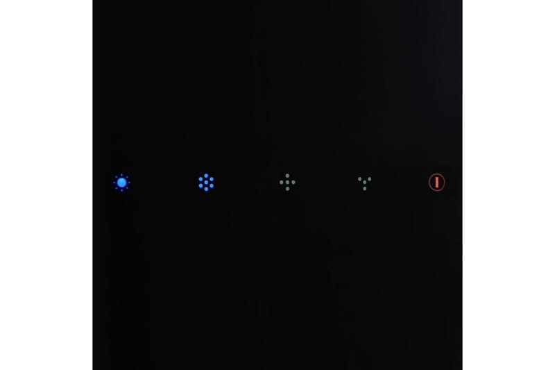 Hängande köksfläkt touchsensor LCD härdat glas - Svart - Kök & hushåll - Hushållsmaskiner & vitvaror - Köksfläkt & spisfläkt - Frihängande köksfläkt