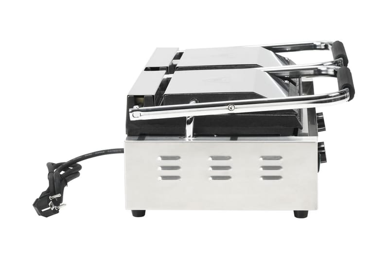 Paninigrill dubbel 3600 W 57x30,5x20 cm - Silver - Kök & hushåll - Hushållsmaskiner & vitvaror - Köksmaskiner - Värma & koka - Klämgrillar & smörgåsgrill