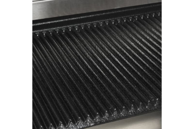 Paninigrill dubbel 3600 W 57x30,5x20 cm - Silver - Kök & hushåll - Hushållsmaskiner & vitvaror - Köksmaskiner - Värma & koka - Klämgrillar & smörgåsgrill