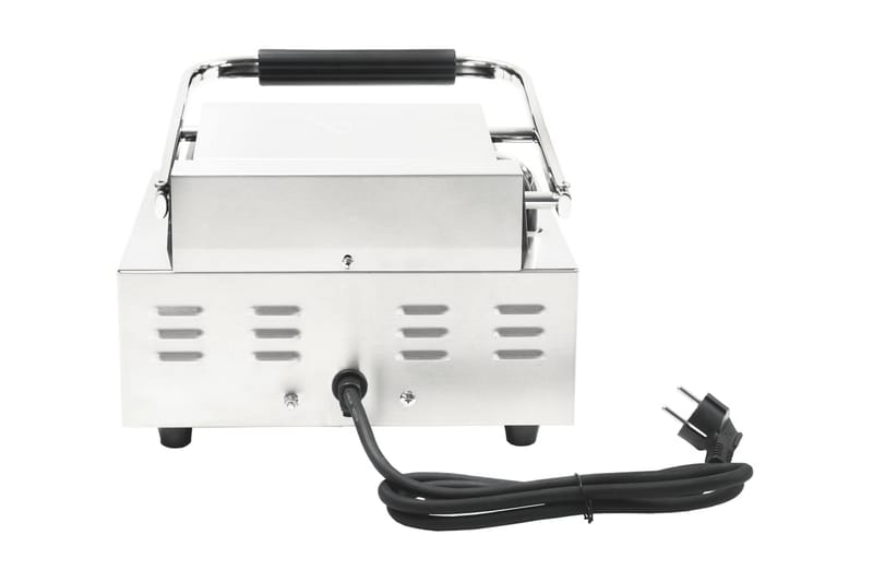 Paninigrill rostfritt stål 1800 W 31x30,5x20 cm - Silver - Kök & hushåll - Hushållsmaskiner & vitvaror - Köksmaskiner - Värma & koka - Klämgrillar & smörgåsgrill