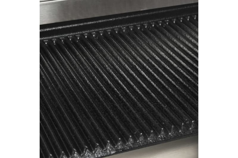 Paninigrill rostfritt stål 1800 W 31x30,5x20 cm - Silver - Kök & hushåll - Hushållsmaskiner & vitvaror - Köksmaskiner - Värma & koka - Klämgrillar & smörgåsgrill