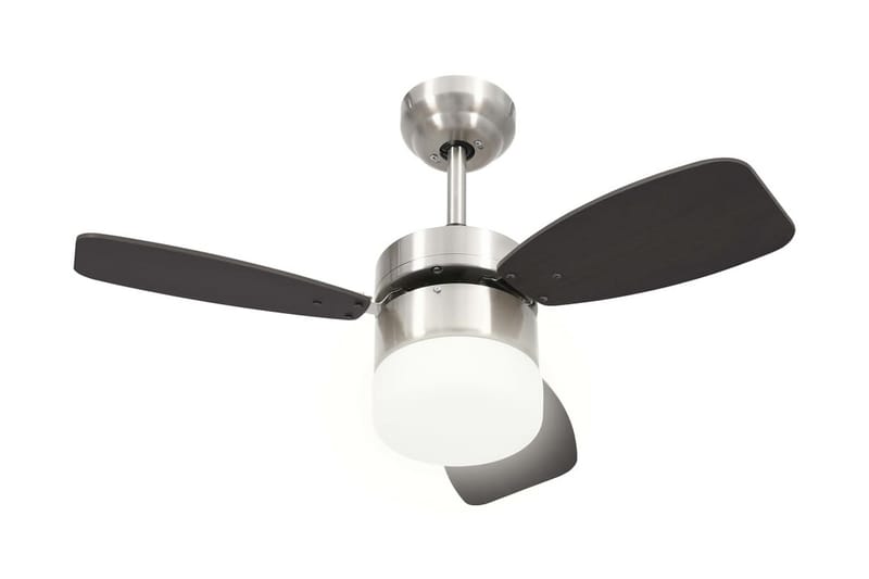 Takfläkt med lampa och fjärrkontroll 76 cm mörkbrun - Brun - Kök & hushåll - Klimatkontroll - Ventilation - Takventilation - Takfläkt