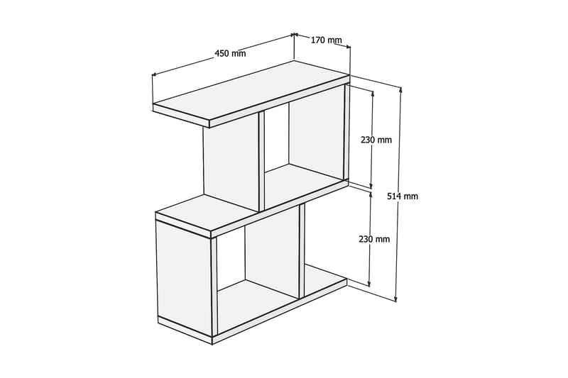 CLARRY Sidobord 45x51,4x45 cm Grön - Möbler - Bord