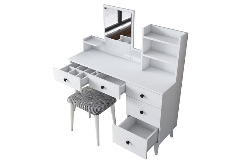 Fynnian Sminkbord 122,2 cm Vit - Möbler - Bord