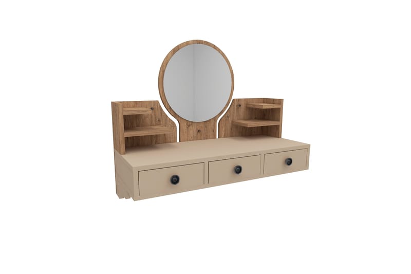 Hines Sminkbord 90 cm Brun/Beige - Möbler - Bord