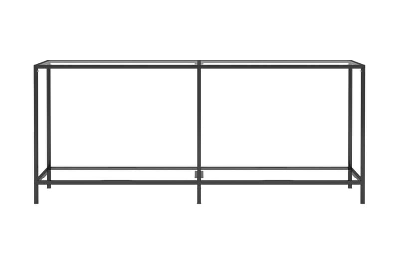 Konsolbord transparent 180x35x75,5 cm härdat glas - Transparent - Möbler - Bord