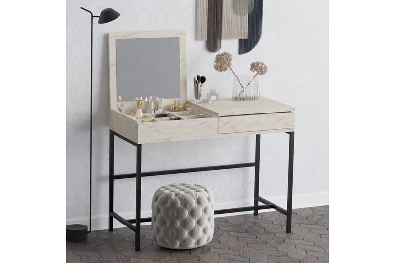 LINDAU Sminkbord 100 cm Beige - Möbler - Bord