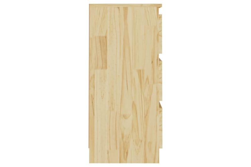 Sängbord 2 st 40x29,5x64 cm massiv furu - Brun - Möbler - Bord