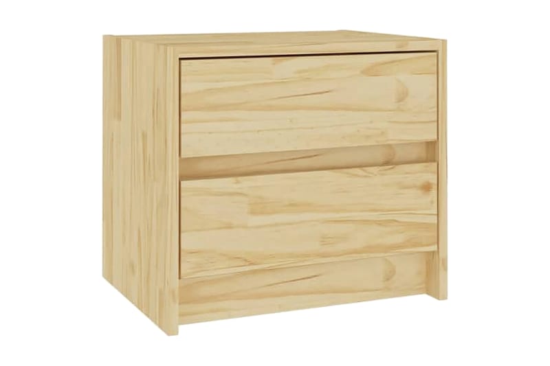 Sängbord 2 st 40x30,5x35,5 cm massiv furu - Brun - Möbler - Bord