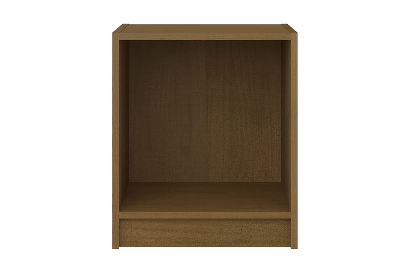 Sängbord 2 st honungsbrun 35,5x33,5x41,5 cm massivt furu - Brun - Möbler - Bord