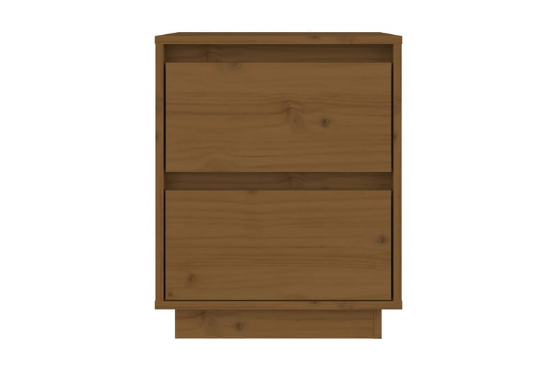 Sängbord 2 st honungsbrun 40x35x50 cm massiv furu - Brun - Möbler - Bord