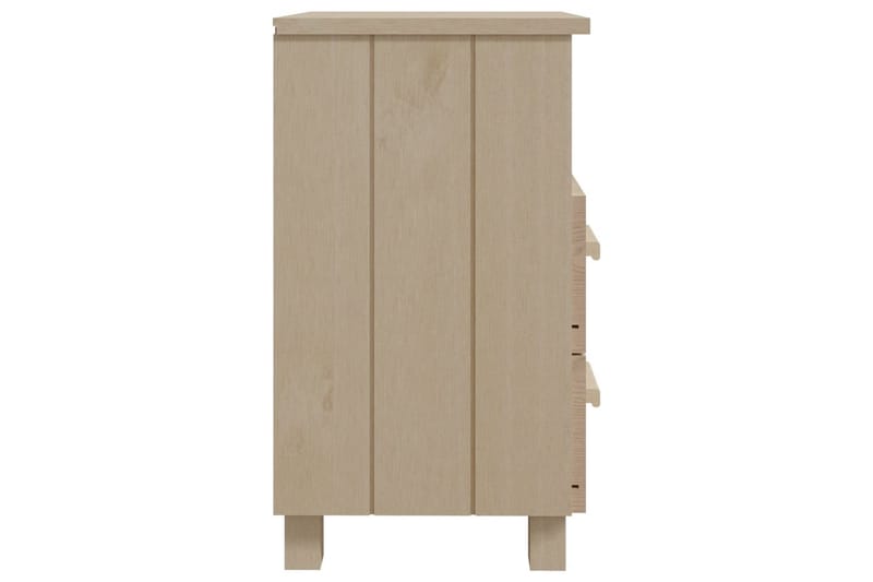 Sängbord 2 st honungsbrun 40x35x62 cm massiv furu - Brun - Möbler - Bord