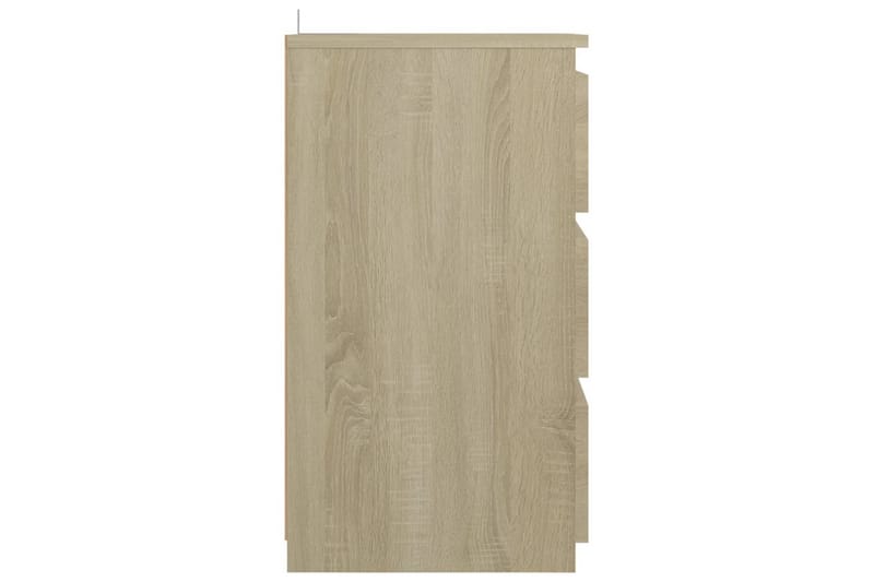 Sängbord 2 st sonoma-ek 40x35x62,5 cm spånskiva - Brun - Möbler - Bord