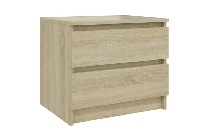 Sängbord 2 st sonoma-ek 50x39x43,5 cm spånskiva - Brun - Möbler - Bord