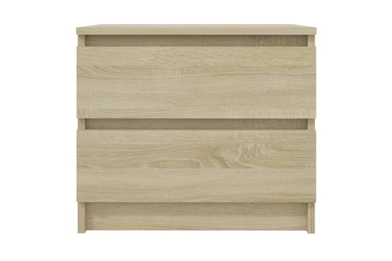 Sängbord 2 st sonoma-ek 50x39x43,5 cm spånskiva - Brun - Möbler - Bord