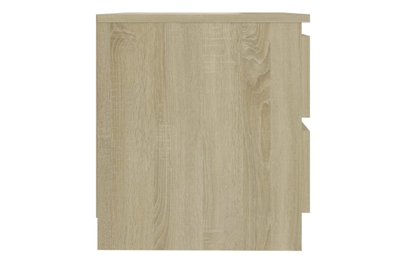 Sängbord 2 st sonoma-ek 50x39x43,5 cm spånskiva - Brun - Möbler - Bord