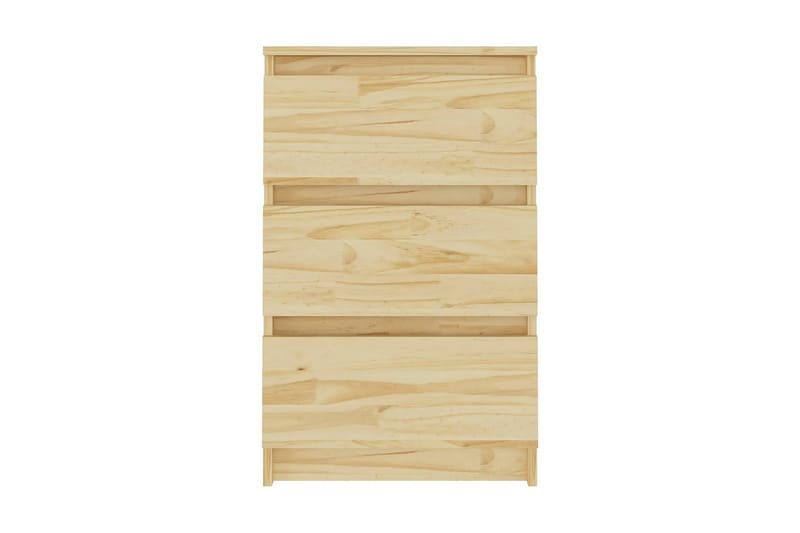 Sängbord 40x29,5x64 cm massiv furu - Brun - Möbler - Bord