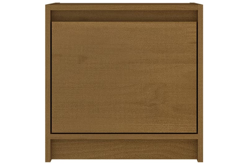 Sängbord honungsbrun 40x30,5x40 cm massiv furu - Brun - Möbler - Bord