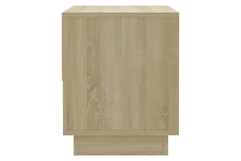 Sängbord sonoma-ek 45x34x44 cm spånskiva - Beige - Möbler - Bord