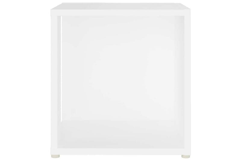 Sidobord vit 33x33x34,5 cm spånskiva - Vit - Möbler - Bord